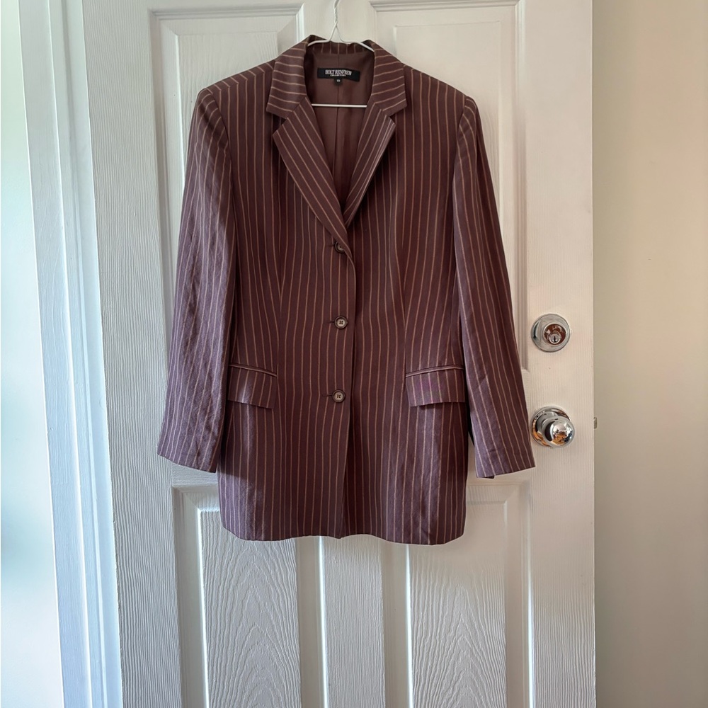 Vintage 1990s Holt Renfrew Linen-blend Jacket